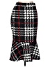 Unbranded 100% Polyester Argyle Black Formal Skirt Size L - photo 1