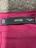 MNG 100% Polyester Solid Burgundy Formal Skirt Size 8 - photo 4