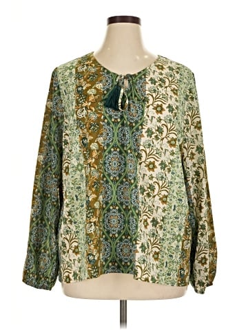 D&Co. Long Sleeve Blouse (view 1)