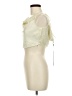 White Fox 100% Polyester Ivory Sleeveless Blouse Size M - photo 5