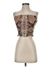 Noize 100% Polyester Brown Tan Tube Top Size S (petite) - photo 1