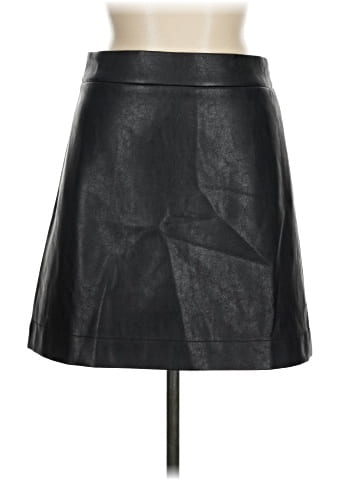 J.Crew Factory Store Faux Leather Skirt (view 1)