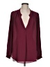 Olivaceous 100% Polyester Burgundy Long Sleeve Blouse Size L - photo 1
