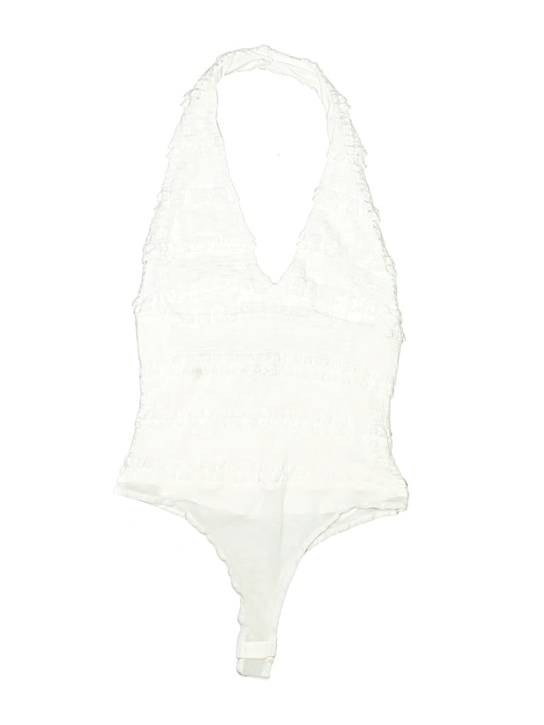 Pre-owned Lulus Bodysuit In White