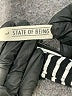 State of Being 100% Rayon Stripes Black Romper Size L - photo 4