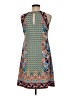 Hale Bob Print Blue Casual Dress Size M - photo 2