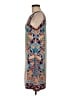 Hale Bob Print Blue Casual Dress Size M - photo 5