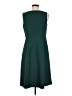 Talbots 100% Polyester Solid Green Casual Dress Size 6 - photo 2