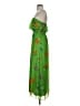 Old Navy 100% Polyester Tropical Green Casual Dress Size S - photo 5