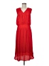 Alfani 100% Polyester Solid Red Casual Dress Size M - photo 1