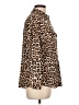 Chico's Animal Print Brown Long Sleeve Blouse Size Lg Petite (2) - photo 4