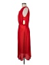 Alfani 100% Polyester Solid Red Casual Dress Size M - photo 5