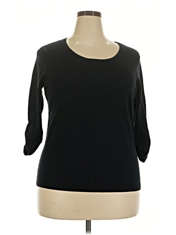 DressBarn 3/4 Sleeve T-Shirt (view 1)