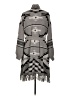 Pol 100% Polyester Gray Cardigan Size L - photo 2