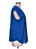 Daniel Rainn 100% Polyester Blue Short Sleeve Blouse Size L - photo 4
