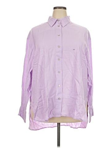 Lane Bryant Long Sleeve Button-Down Shirt (view 1)