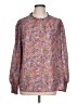 Unbranded Purple Long Sleeve Blouse Size L - photo 1