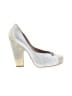 Tabitha Simmons Silver Heels Size EU 39 1/2 - photo 1