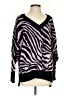 FARM Rio Animal Print Purple Pullover Sweater Size S - photo 1