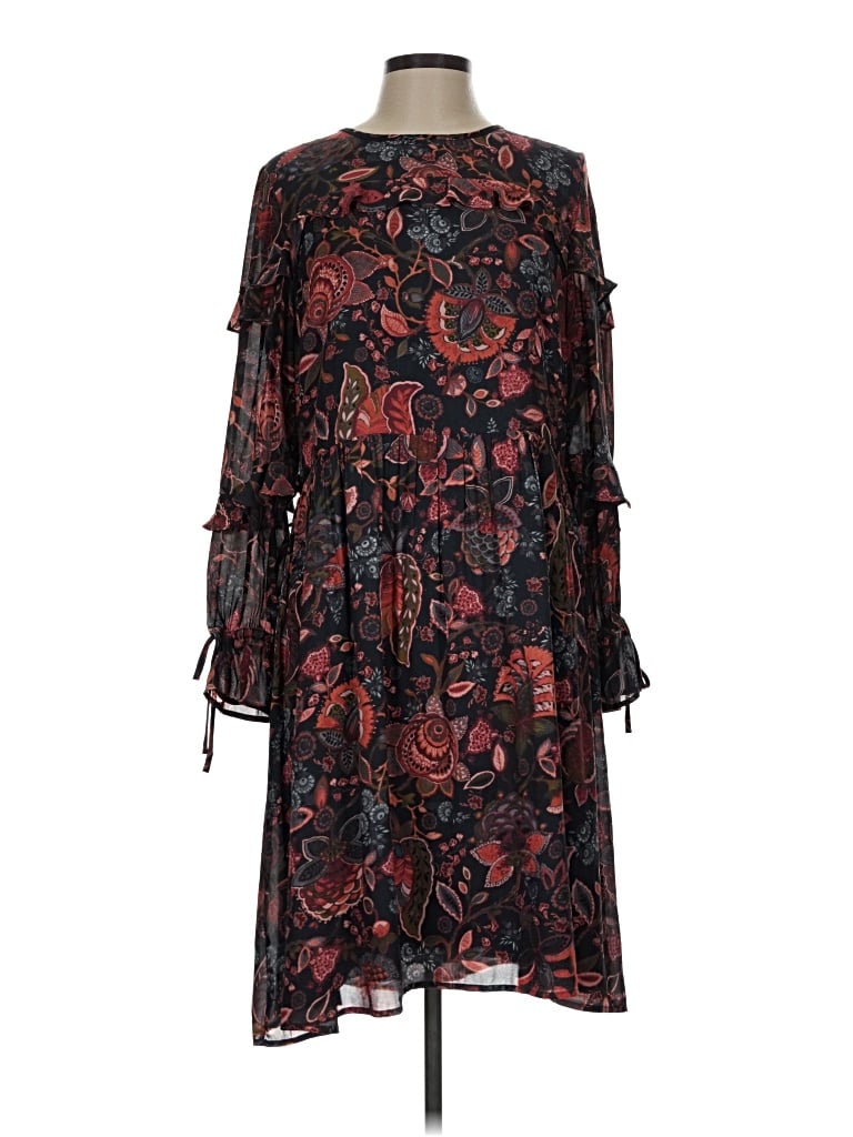 Pre-owned Ann Taylor Loft Casual Dress In Black