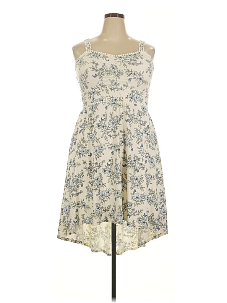 Pre-owned No Boundaries Casual Dress In Ivory