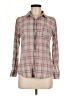 Rails 100% Cotton Plaid Gray Long Sleeve Button-Down Shirt Size M - photo 1