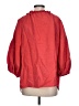 Ann Mashburn Red 3/4 Sleeve Silk Top Size L - photo 2
