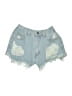 Shein Blue Denim Shorts Size 26 waist - photo 1