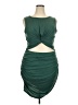 Unbranded Solid Green Cocktail Dress Size 2XL - photo 1