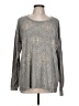 Cotton Bleu Aztec Or Tribal Print Gray Long Sleeve T-Shirt Size L (estimated) - photo 1