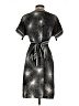 BCBGMAXAZRIA Graphic Gray Casual Dress Size XXS - photo 2