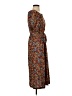 Faherty Paisley Brown Casual Dress Size XS - photo 4