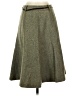 J.Crew 100% Wool Chevron-herringbone Green Wool Skirt Size 0 - photo 1