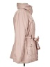 Ellen Tracy 100% Polyester Pink Trenchcoat Size L (petite) - photo 4