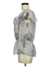 Apt. 9 Gray Short Sleeve Blouse Size M - photo 5