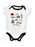 Hb 100% Cotton Graphic Ivory Short Sleeve Onesie Size 3-6 mo - photo 1