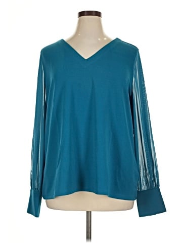 Isaac Mizrahi LIVE! Long Sleeve Blouse (view 1)