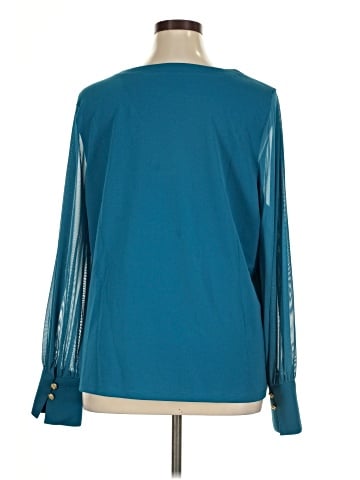 Isaac Mizrahi LIVE! Long Sleeve Blouse (view 2)