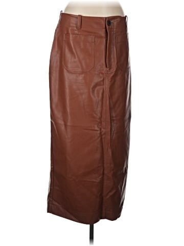 Maeve by Anthropologie Faux Leather Skirt (view 1)