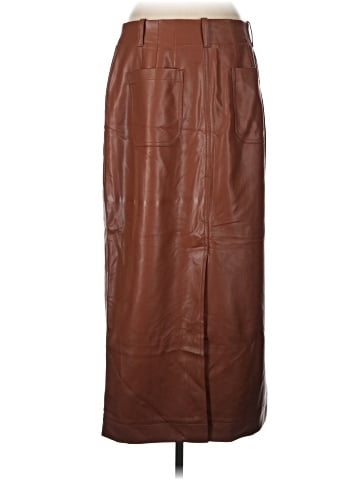 Maeve by Anthropologie Faux Leather Skirt (view 2)