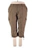 Eddie Bauer 100% Cotton Brown Cargo Pants Size 22W - photo 1