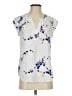 Daniel Rainn 100% Polyester White Short Sleeve Blouse Size S - photo 1