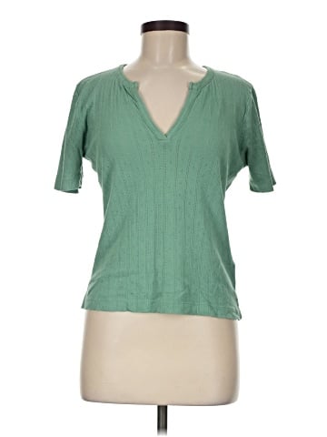 Madewell Pointelle Notch Neck Tee (view 1)