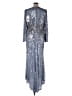 Mac Duggal 100% Polyester Silver Cocktail Dress Size 18 - photo 2