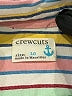 Crewcuts 100% Cotton Stripes Yellow Short Sleeve Button-Down Shirt Size 10 - photo 3