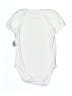 Burt's Bees Baby Solid White Short Sleeve Onesie Size 3-6 mo - photo 1