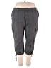Eddie Bauer 100% Cotton Gray Cargo Pants Size 22w - photo 1