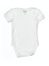 Burt's Bees Baby Solid White Short Sleeve Onesie Size 3-6 mo - photo 2