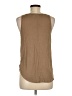 Double Zero Brown Sleeveless T-Shirt Size M - photo 2