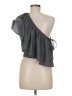 Unbranded 100% Polyester Gray Sleeveless Blouse Size M - photo 2